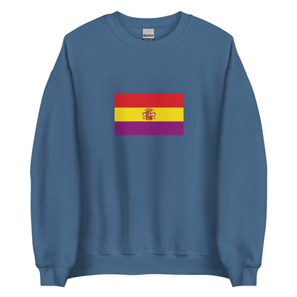 Spain - Second Spanish Republic (1931-1939) | Historical Spanish Flag Interactive Sweatshirt