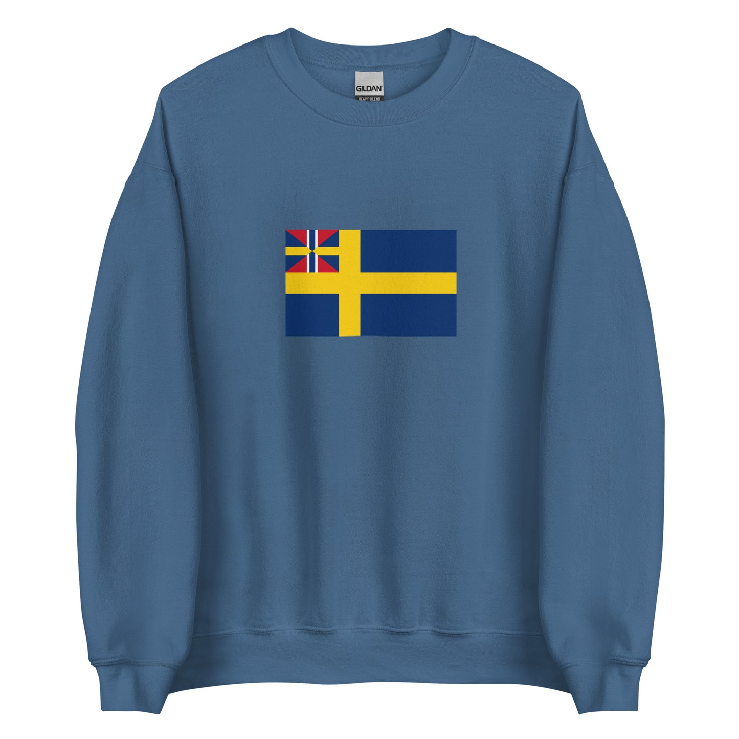 Sweden - United Kingdoms of Sweden and Norway (1814-1905) | Historical Swedish Flag Interactive Sweatshirt