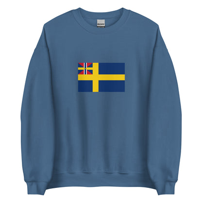 Sweden - United Kingdoms of Sweden and Norway (1814-1905) | Historical Swedish Flag Interactive Sweatshirt
