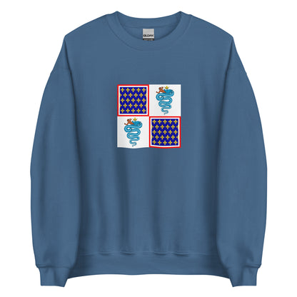 Switzerland - Duchy of Milan under the Kingdom of France (1499-1512) | Historical Suisse Flag Interactive Sweatshirt