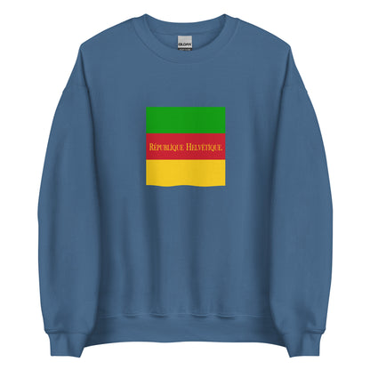 Switzerland - Helvetic Republic (1798-1803) | Historical Suisse Flag Interactive Sweatshirt