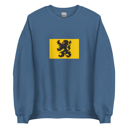 Belgium - County of Flanders (862-1797) | Historical Belgian Flag Interactive Sweatshirt