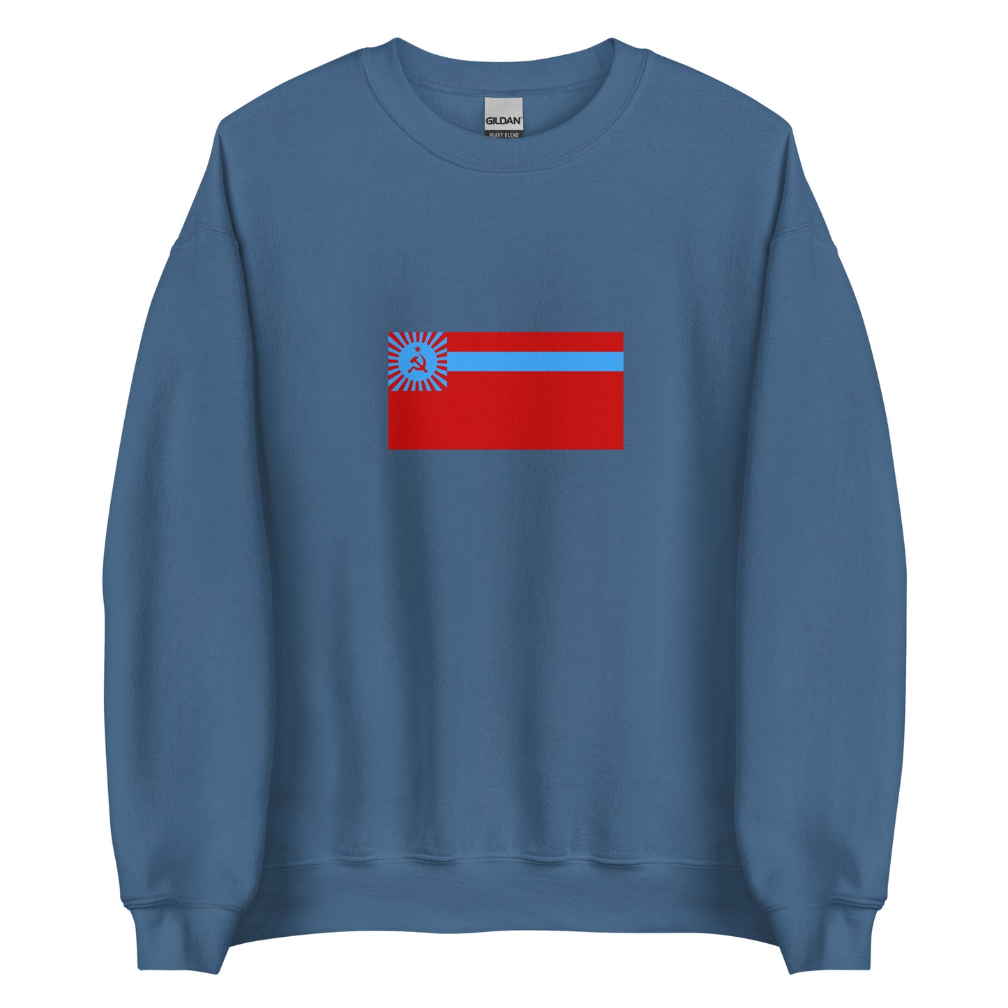 Georgia - Georgian Soviet Socialist Republic (1951-1990) | Historical Georgian Flag Interactive Sweatshirt