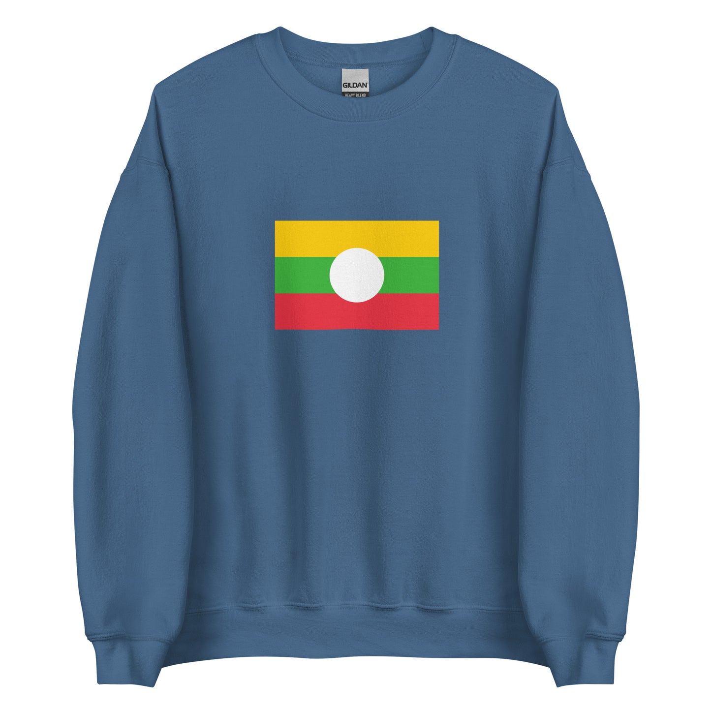 Myanmar (Burma) - Shan People | Ethnic Myanmar Flag Interactive Sweatshirt