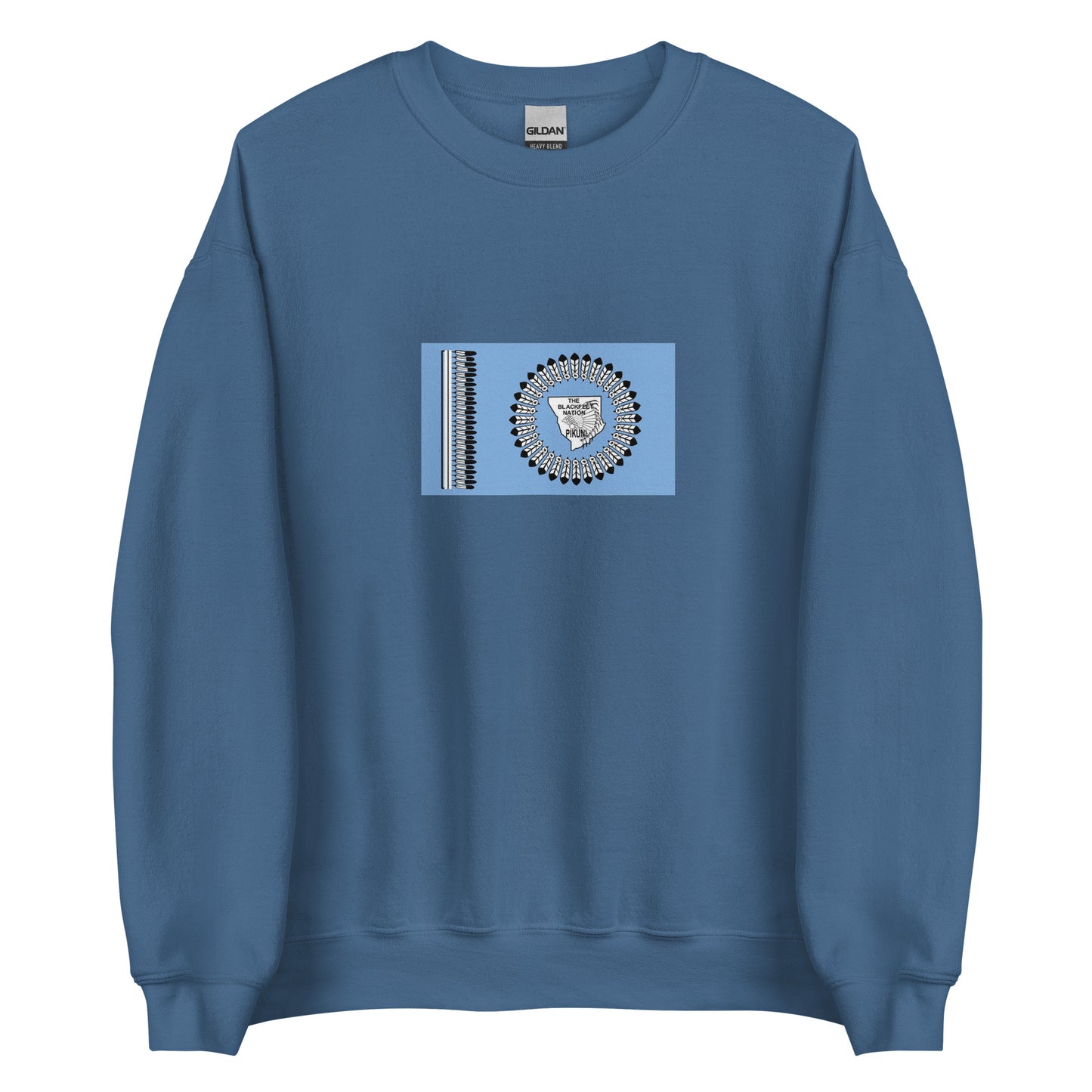 USA - Blackfeet people | Native American Flag Interactive Sweatshirt