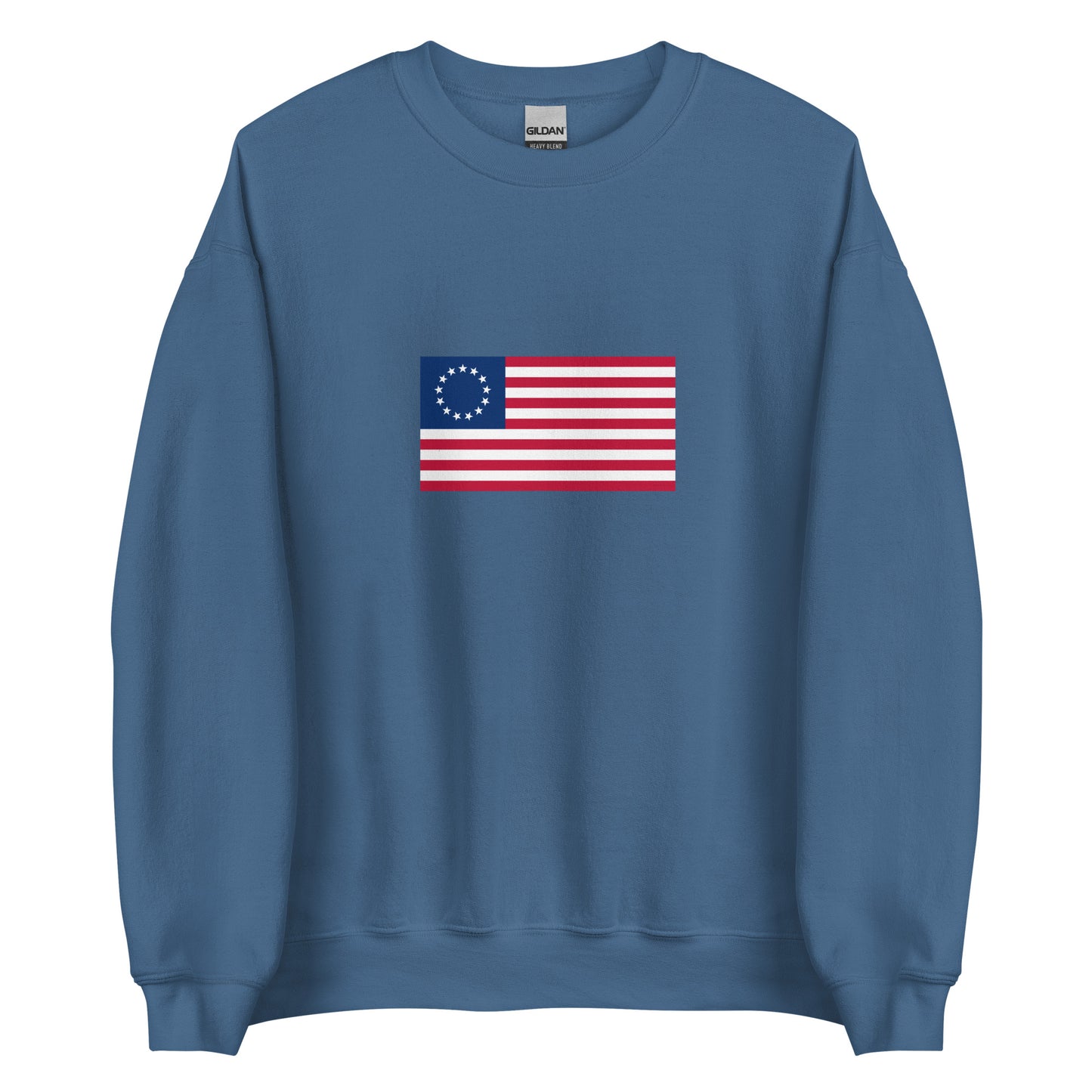 USA - 13 Stars & Stripes Betsy Ross Flag (1776) | Historical American Flag Interactive Sweatshirt