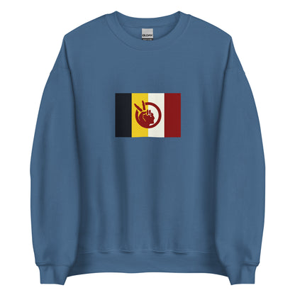 USA - Native Americans | Indigenous American Flag Interactive Sweatshirt