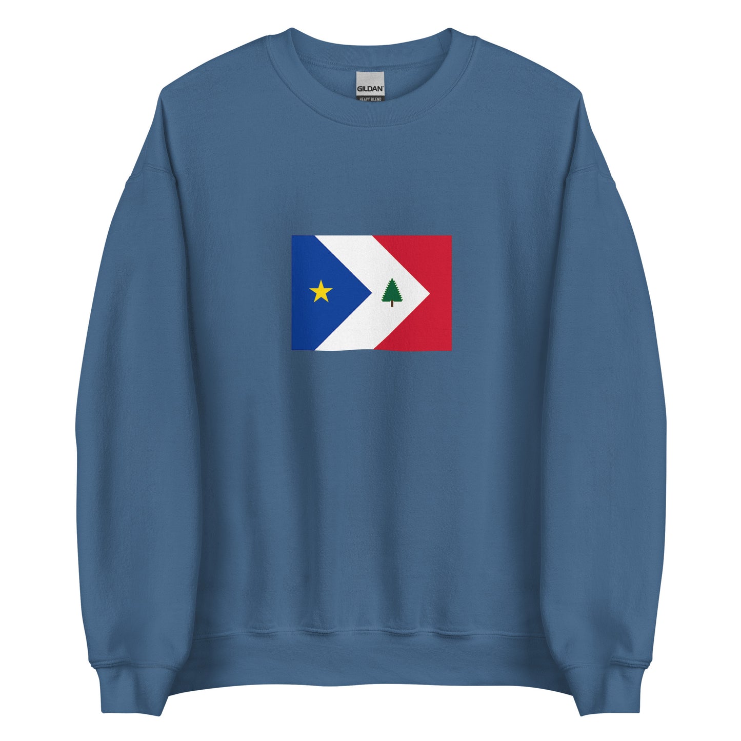 USA - New England Acadians | Ethnic American Flag Interactive Sweatshirt