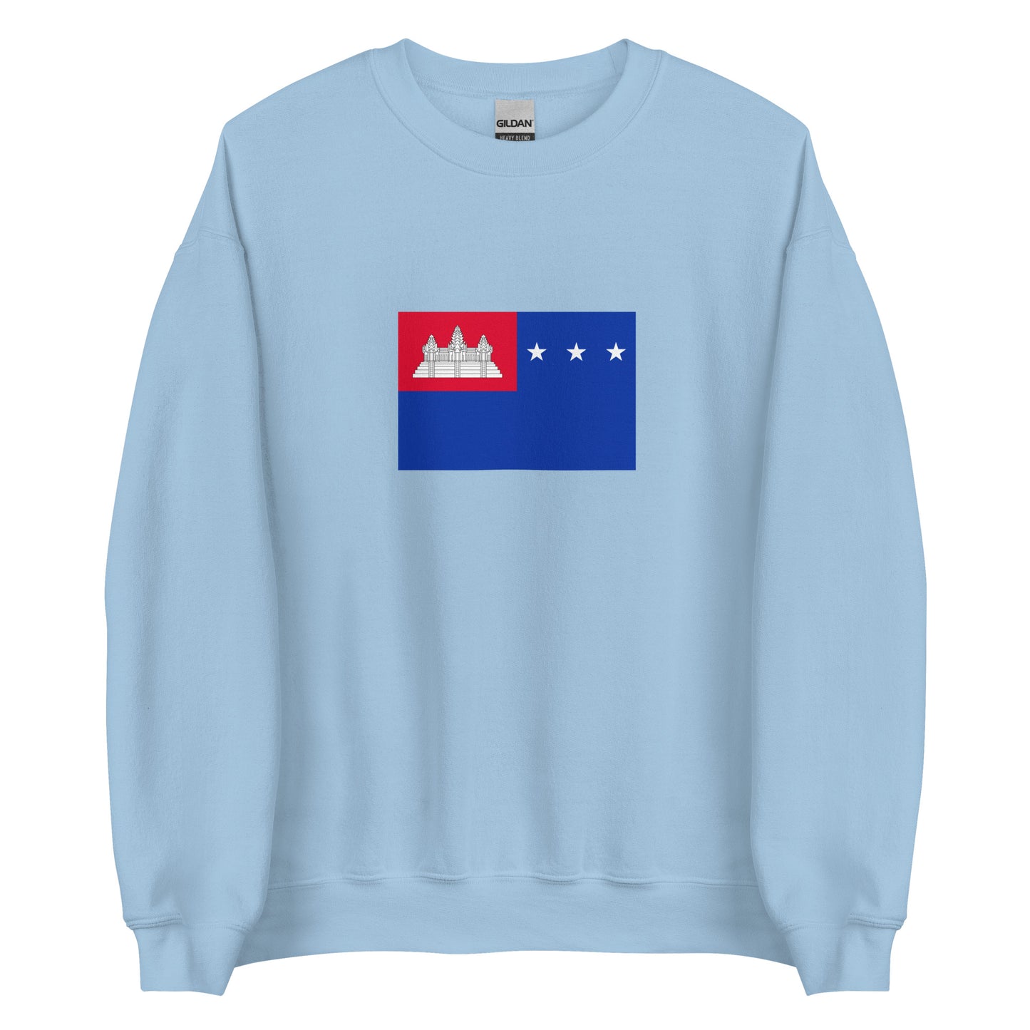 Cambodia - Khmer Republic (1970 - 1975) | Historical Flag Unisex Sweatshirt