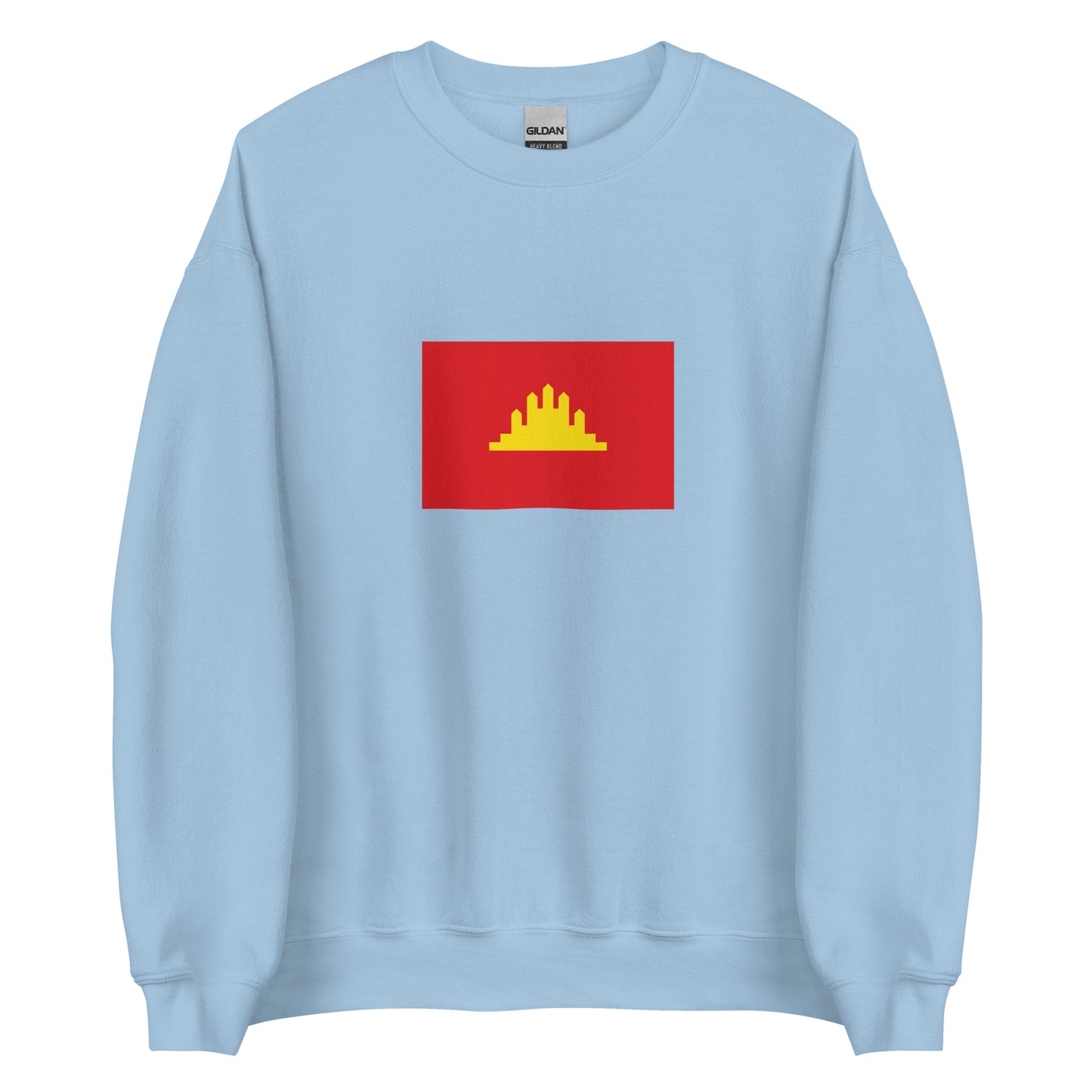 Cambodia - People's Republic of Kampuchea (1979 - 1989) | Historical Flag Unisex Sweatshirt