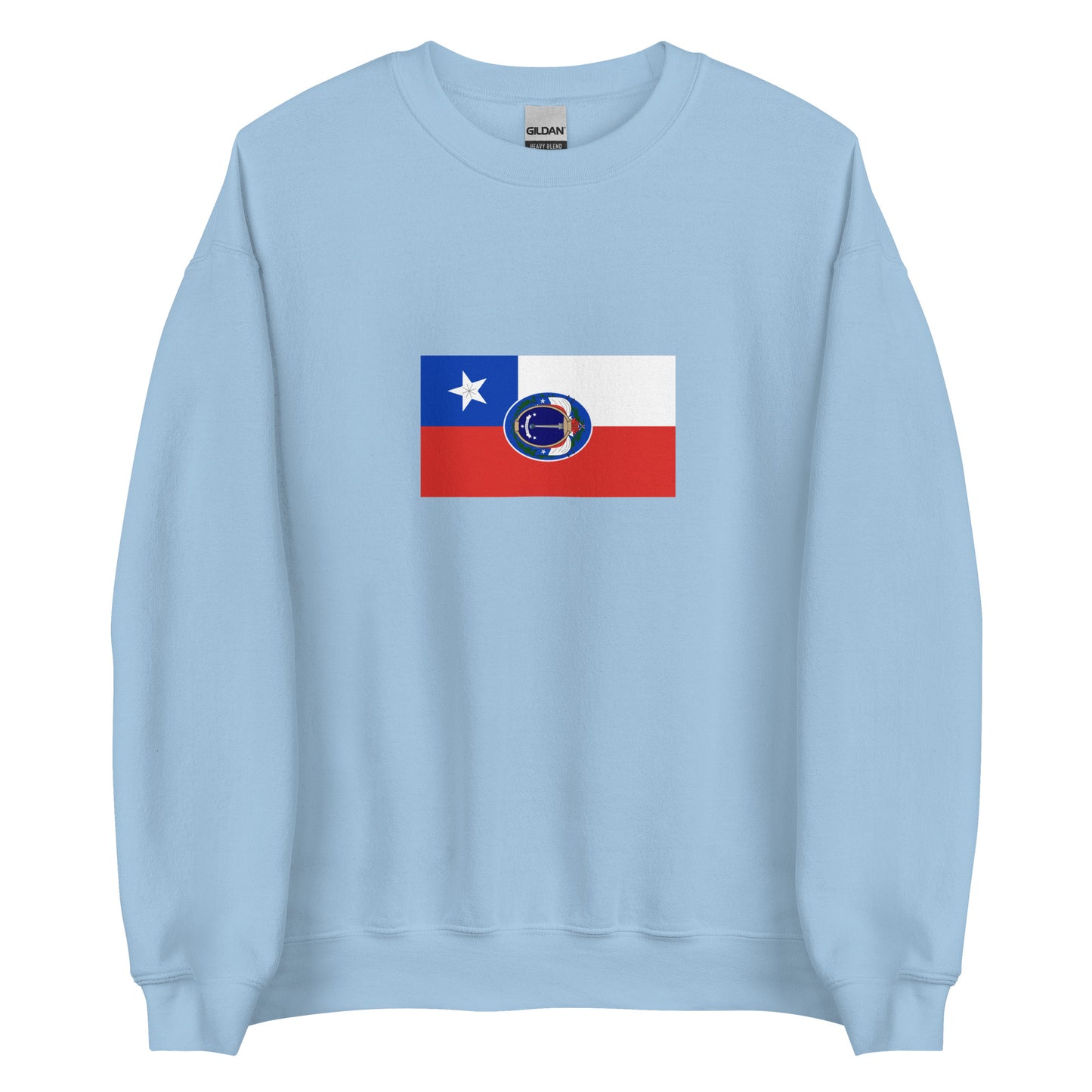 Chile - First Chilean Republic (1818-1834) | Historical Chilean Flag Interactive Sweatshirt