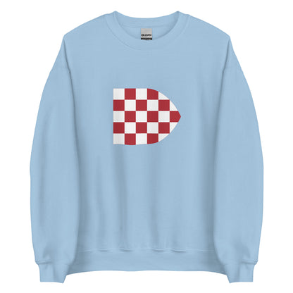 Croatia - Kingdom of Croatia and Dalmatia (1102-1526) | Historical Croatian Flag Interactive Sweatshirt