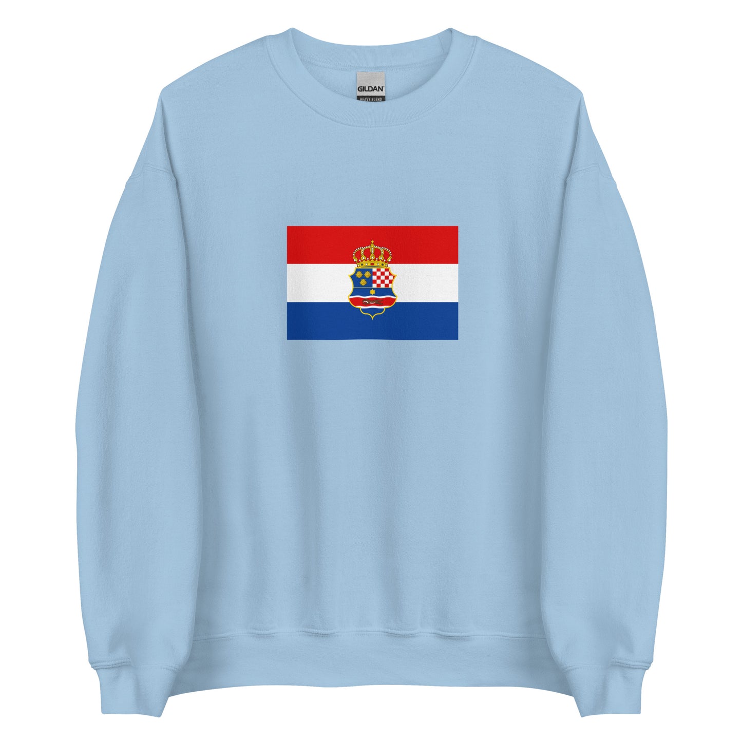 Croatia - Kingdom of Croatia-Habsburg (1527 - 1868) | Historical Flag Unisex Sweatshirt