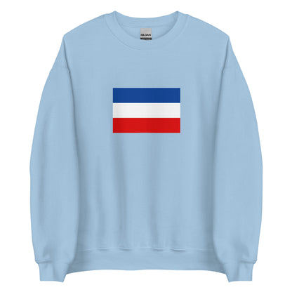 Croatia - Kingdom of Slavonia (1852-1918) | Historical Croatian Flag Interactive Sweatshirt
