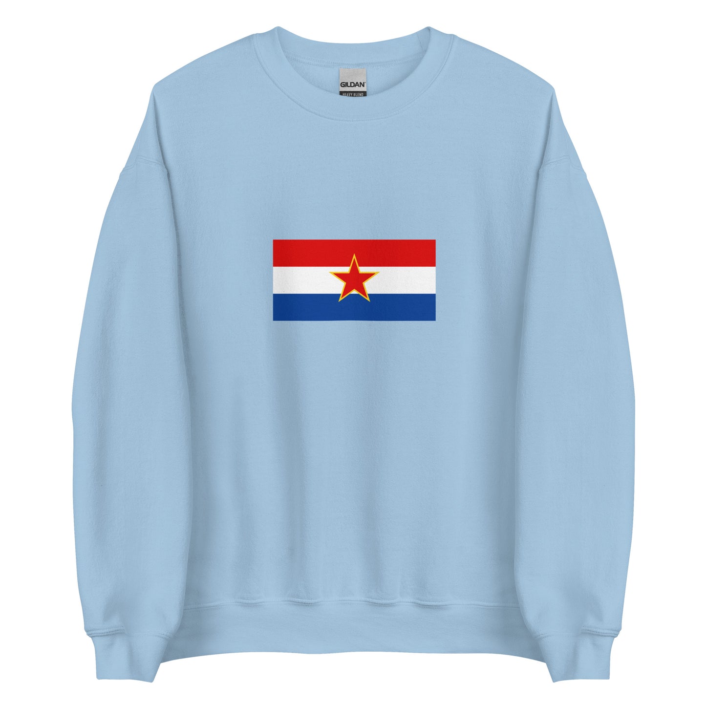 Croatia - Socialist Republic of Croatia (1941-1991) | Historical Croatian Flag Interactive Sweatshirt