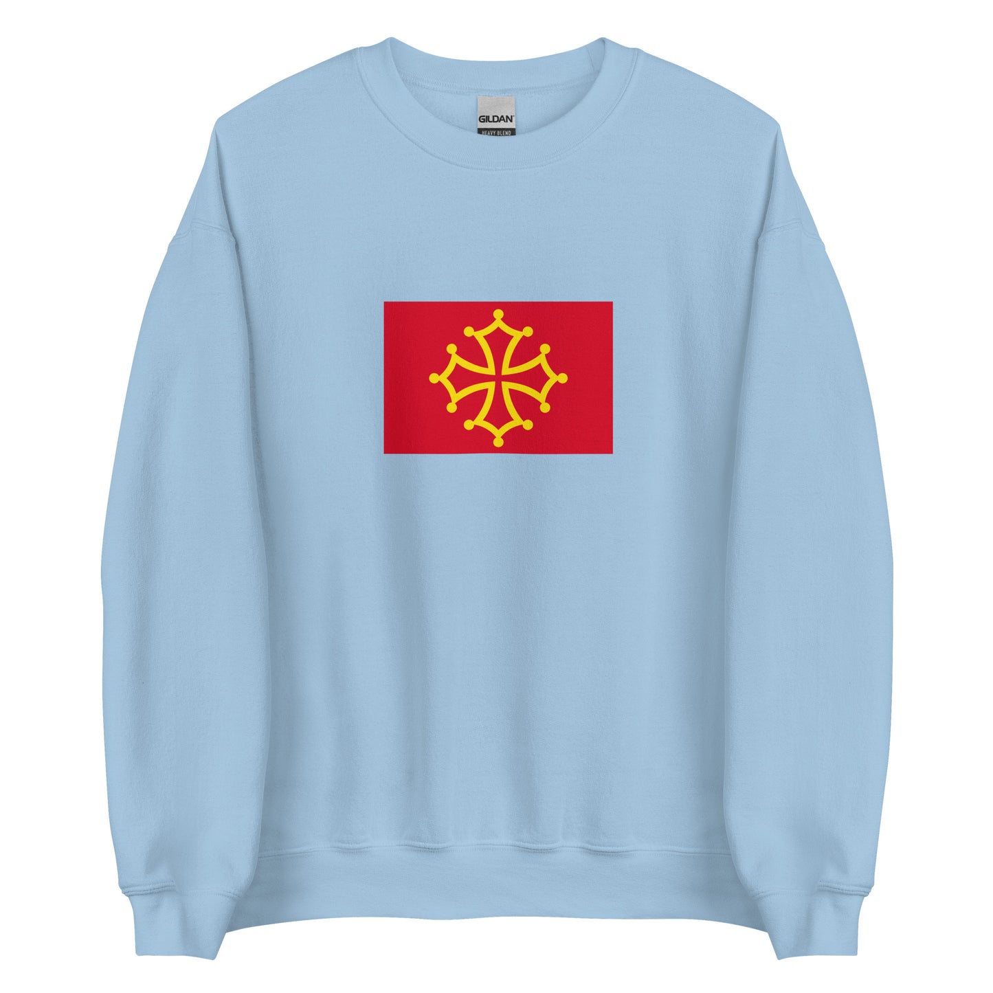 France - Occitania County of Toulouse (778-1271) | Historical French Flag Interactive Sweatshirt