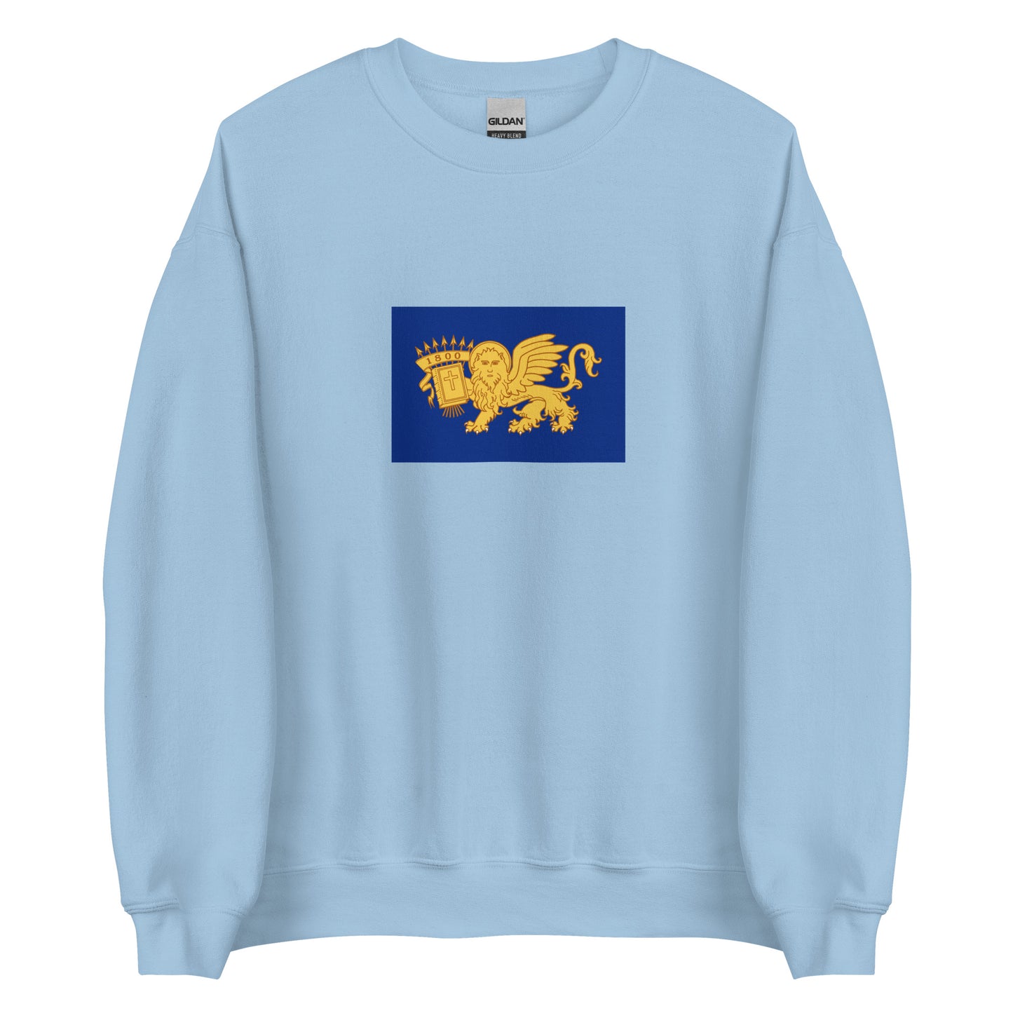 Greece - Septinsular Republic (1800-1807) | Historical Greek Flag Interactive Sweatshirt