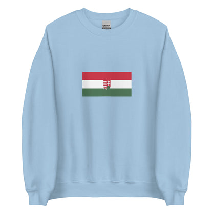 Hungary - First Hungarian Republic (1918-1919) | Historical Hungarian Flag Interactive Sweatshirt