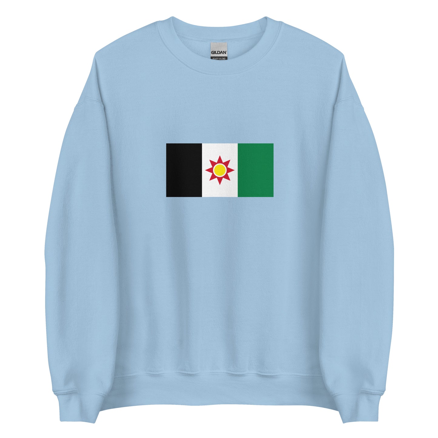 Iraq - Iraqi Republic (1958-1968) | Historical Iraqi Flag Interactive Sweatshirt