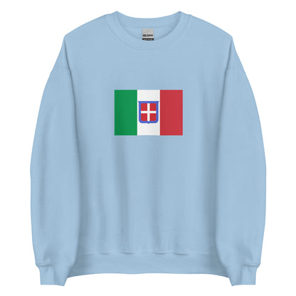 Italy - Kingdom of Sardinia (1848-1947) | Historical Italian Flag Interactive Sweatshirt