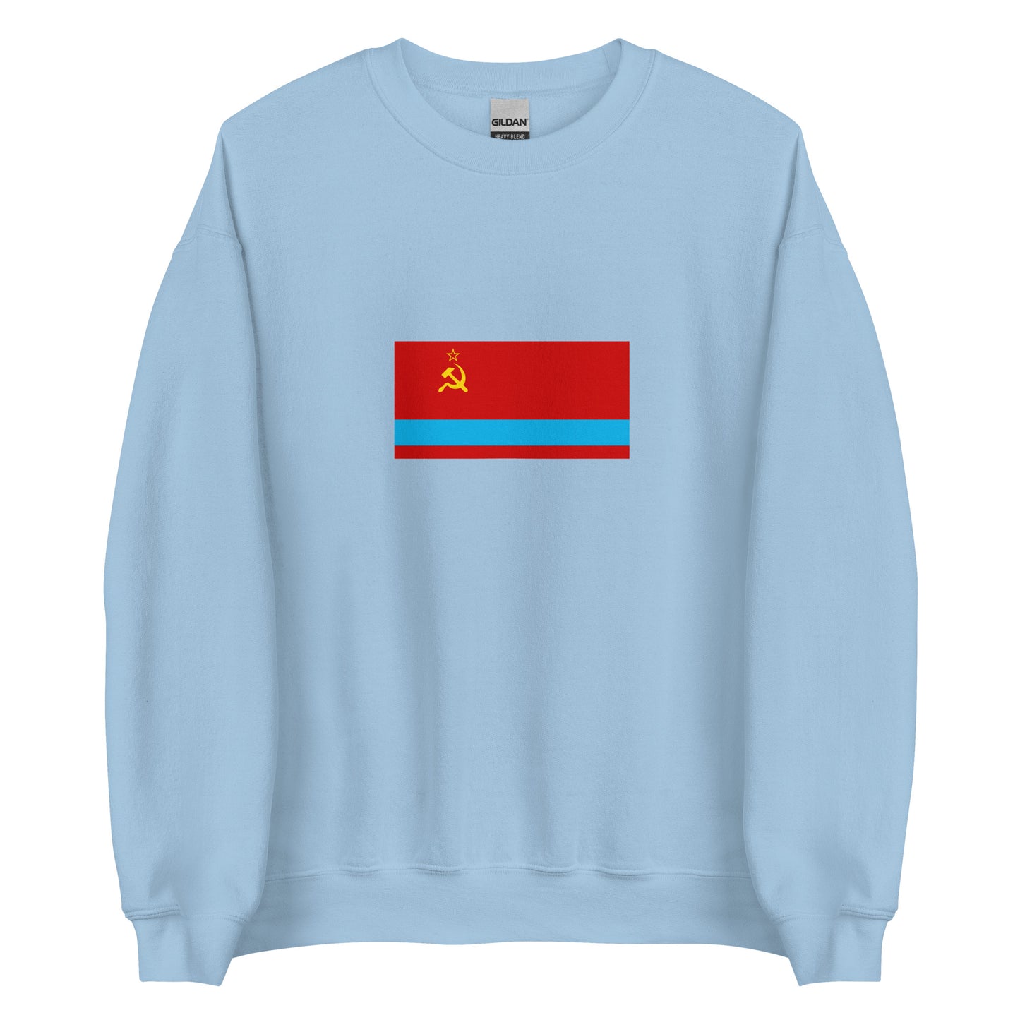 Kazakhstan - Kazakh Soviet Socialist Republic (1941-1991) | Historical Kazakh Flag Interactive Sweatshirt