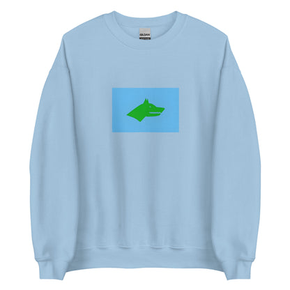 Kyrgyzstan - First Turkic Empire (552-603) | Historical Kyrgyz Flag Interactive Sweatshirt