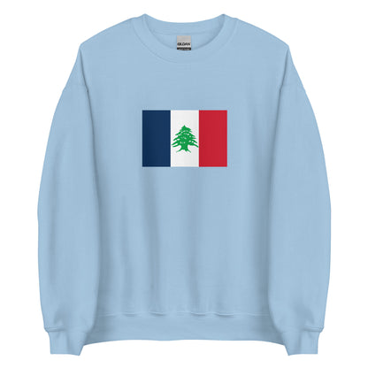 Lebanon - Greater Lebanon (1920-1943) | Historical Lebanese Flag Interactive Sweatshirt