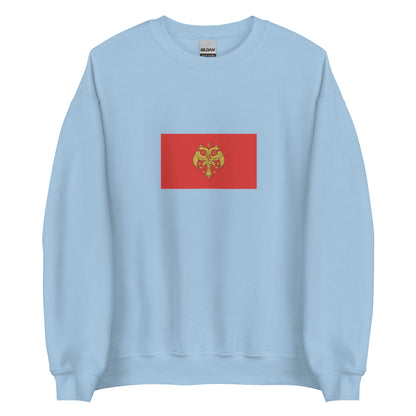 Montenegro - State of Zeta (1346-1496) | Historical Montenegro Flag Interactive Sweatshirt