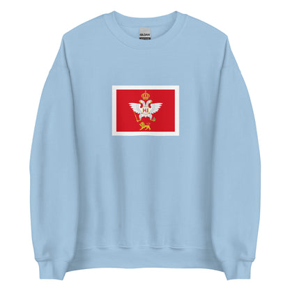 Montenegro - Principality of Montenegro (1852-1910) | Historical Montenegro Flag Interactive Sweatshirt