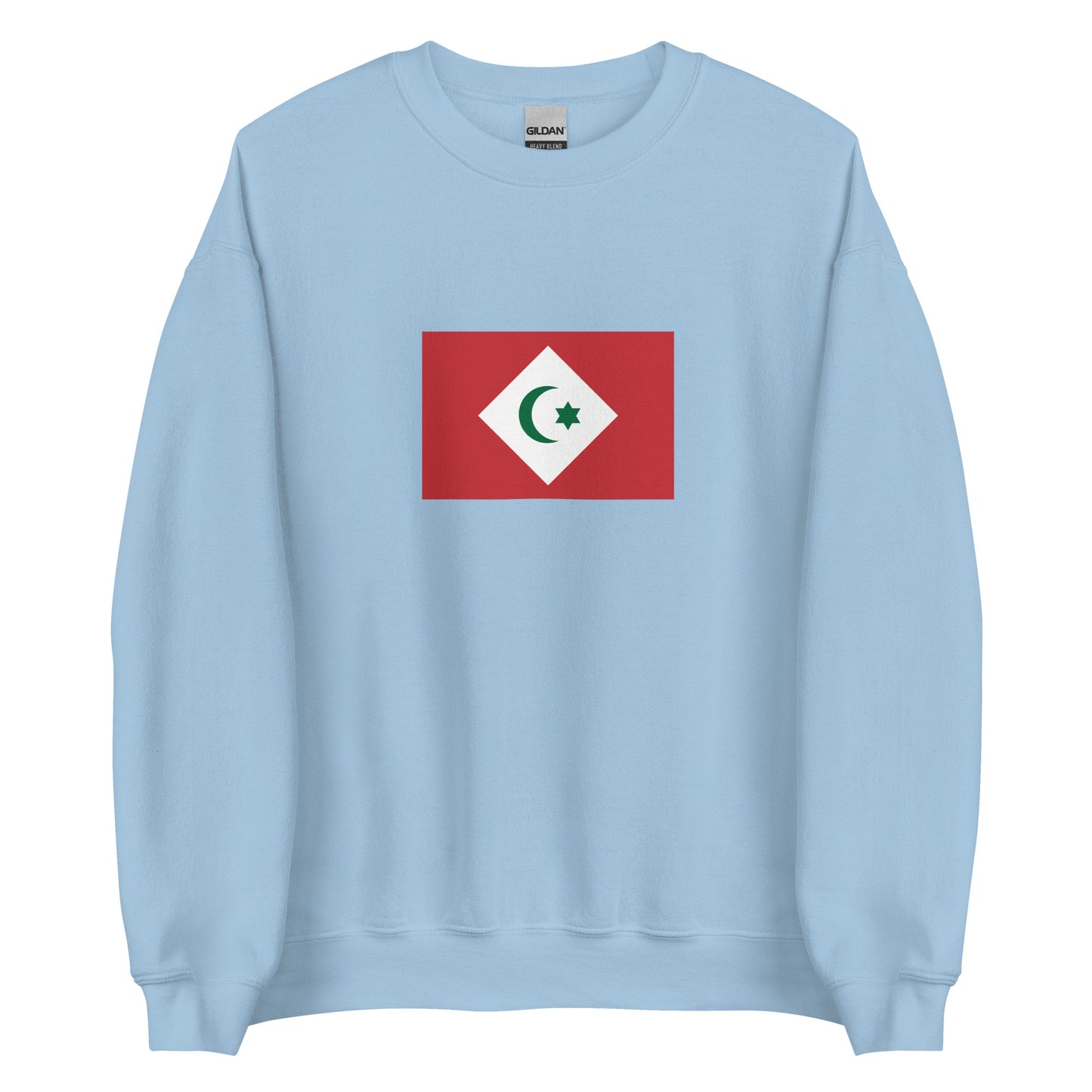 Morocco - Republic of the Rif (1921-1926) | Historical Moroccan Flag Interactive Sweatshirt