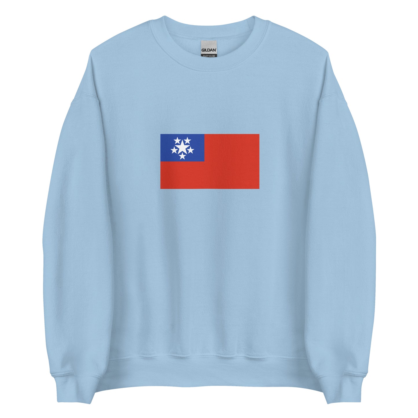 Myanmar (Burma) - Union of Burma (1948-1974) | Historical Burmese Flag Interactive Sweatshirt