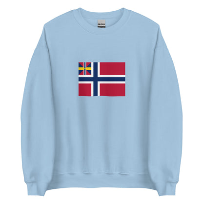 Norway - United Kingdoms of Sweden and Norway (1844-1899) | Historical Norwegian Flag Interactive Sweatshirt