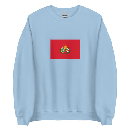 Peru - Peru-Bolivian Confederation (1836-1839) | Historical Peru Flag Interactive Sweatshirt