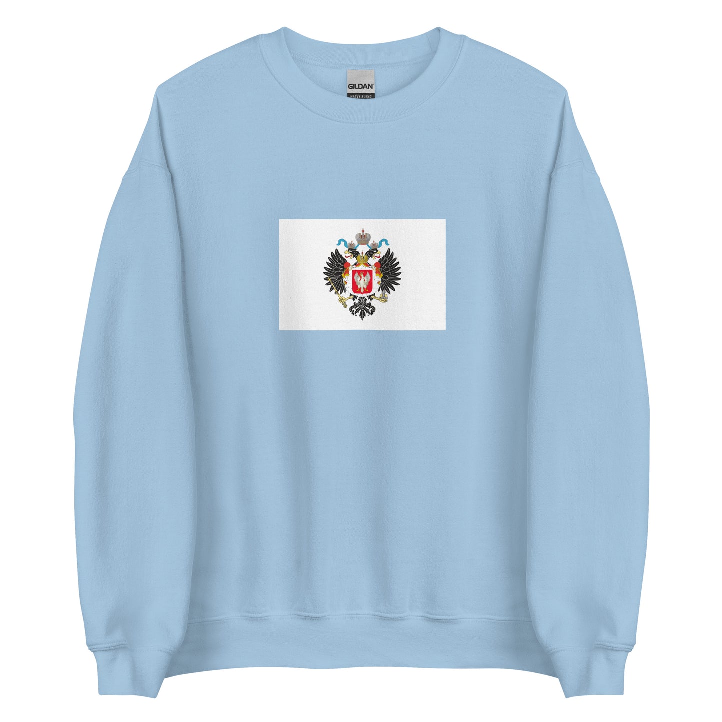 Poland - Kingdom of Poland (1815-1830) | Historical Polish Flag Interactive Sweatshirt