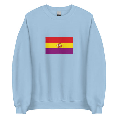 Spain - Second Spanish Republic (1931-1939) | Historical Spanish Flag Interactive Sweatshirt