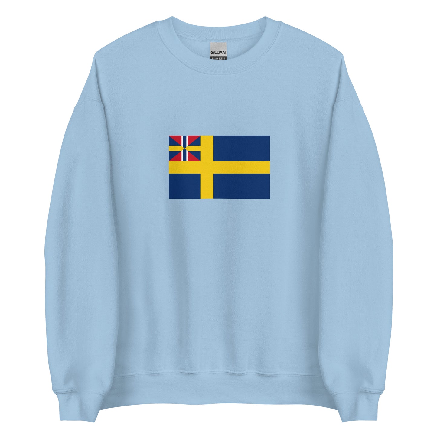 Sweden - United Kingdoms of Sweden and Norway (1814-1905) | Historical Swedish Flag Interactive Sweatshirt