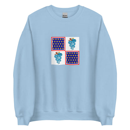 Switzerland - Duchy of Milan under the Kingdom of France (1499-1512) | Historical Suisse Flag Interactive Sweatshirt