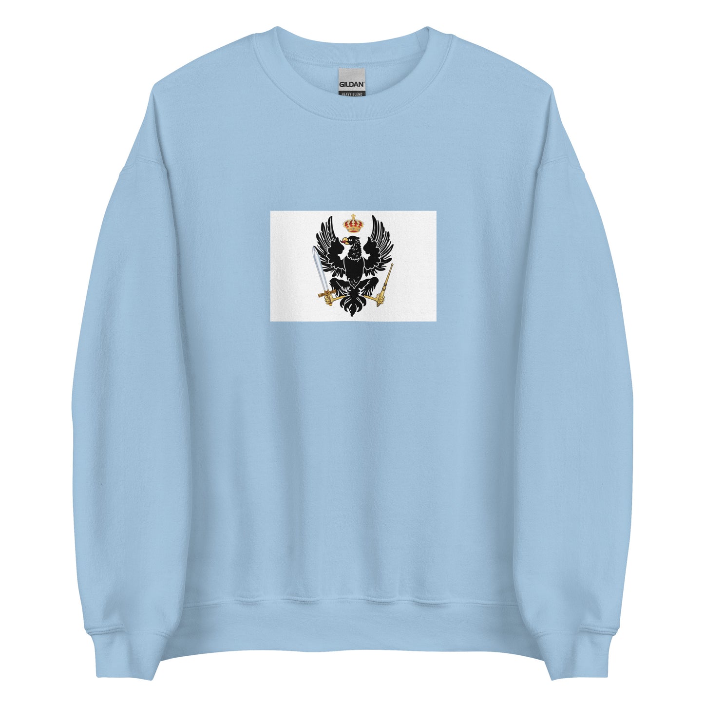 Switzerland - Kingdom of Prussia (1707 - 1848) | Historical Flag Interactive Unisex Sweatshirt