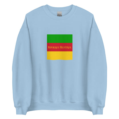 Switzerland - Helvetic Republic (1798-1803) | Historical Suisse Flag Interactive Sweatshirt