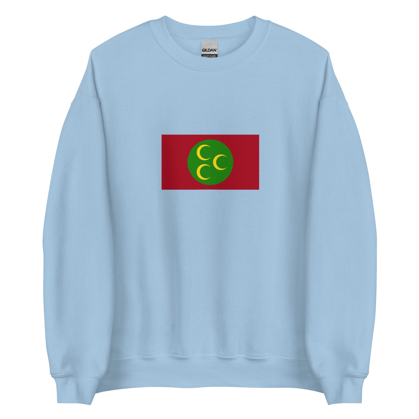 Syria - Ottoman Syria (1516-1918) | Historical Syrian Flag Interactive Sweatshirt