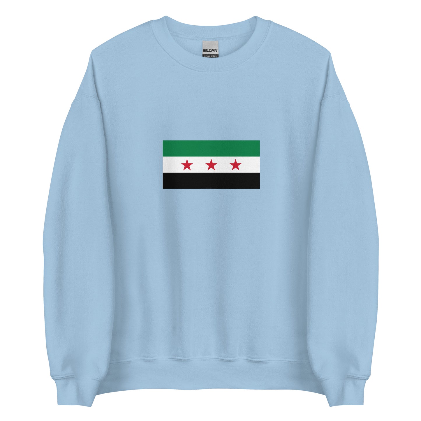 Syria - Syrian Republic (1930-1963) | Historical Syrian Flag Interactive Sweatshirt