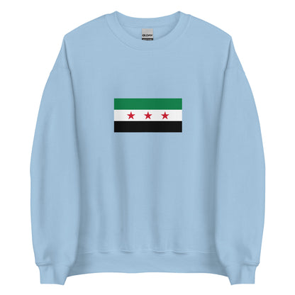 Syria - Syrian Republic (1930-1963) | Historical Syrian Flag Interactive Sweatshirt
