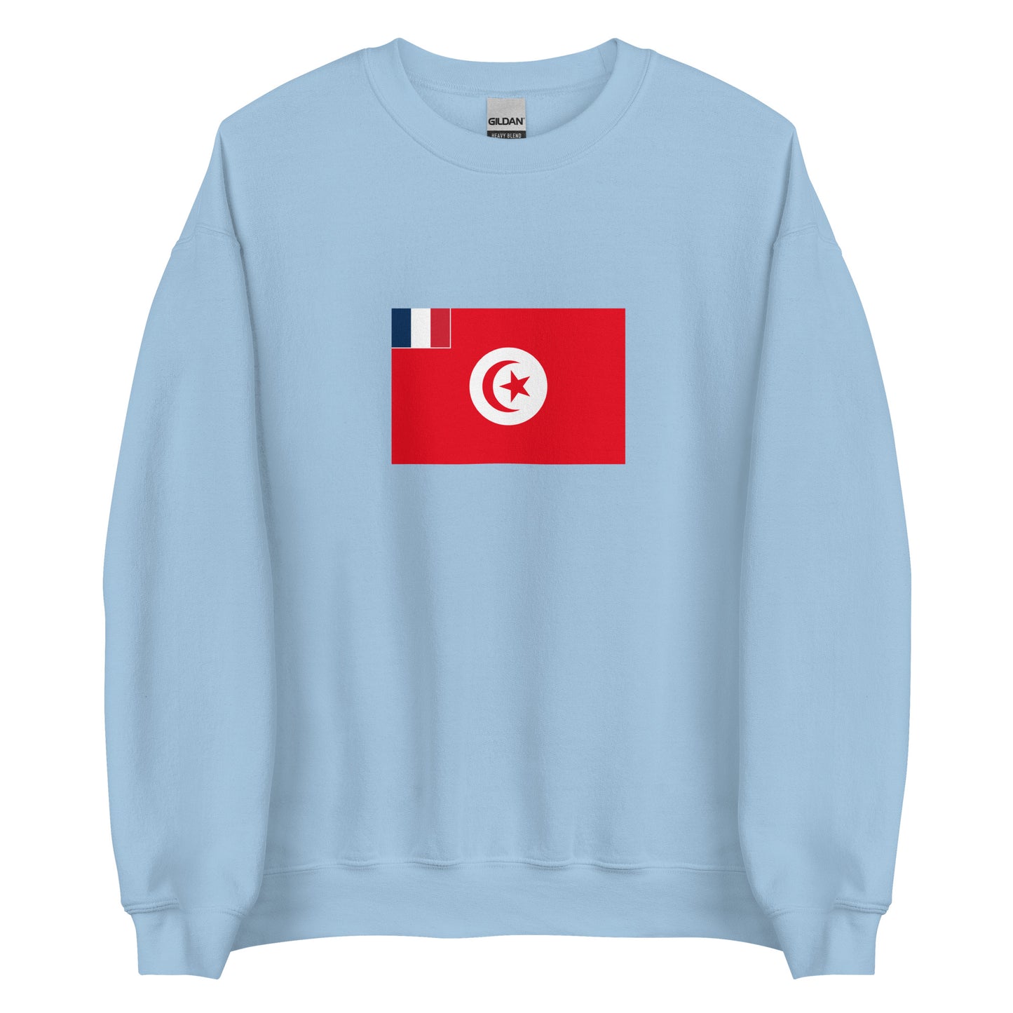 Tunisia - French Protectorate of Tunisia (1881-1956) | Historical Tunisian Flag Interactive Sweatshirt