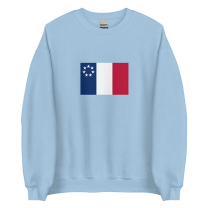 USA - New France (1534-1763) | Historical American Flag Interactive Sweatshirt