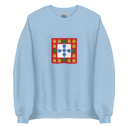 Portugal - Kingdom of Portugal (1139-1415) | Historical Portuguese Flag Interactive Sweatshirt