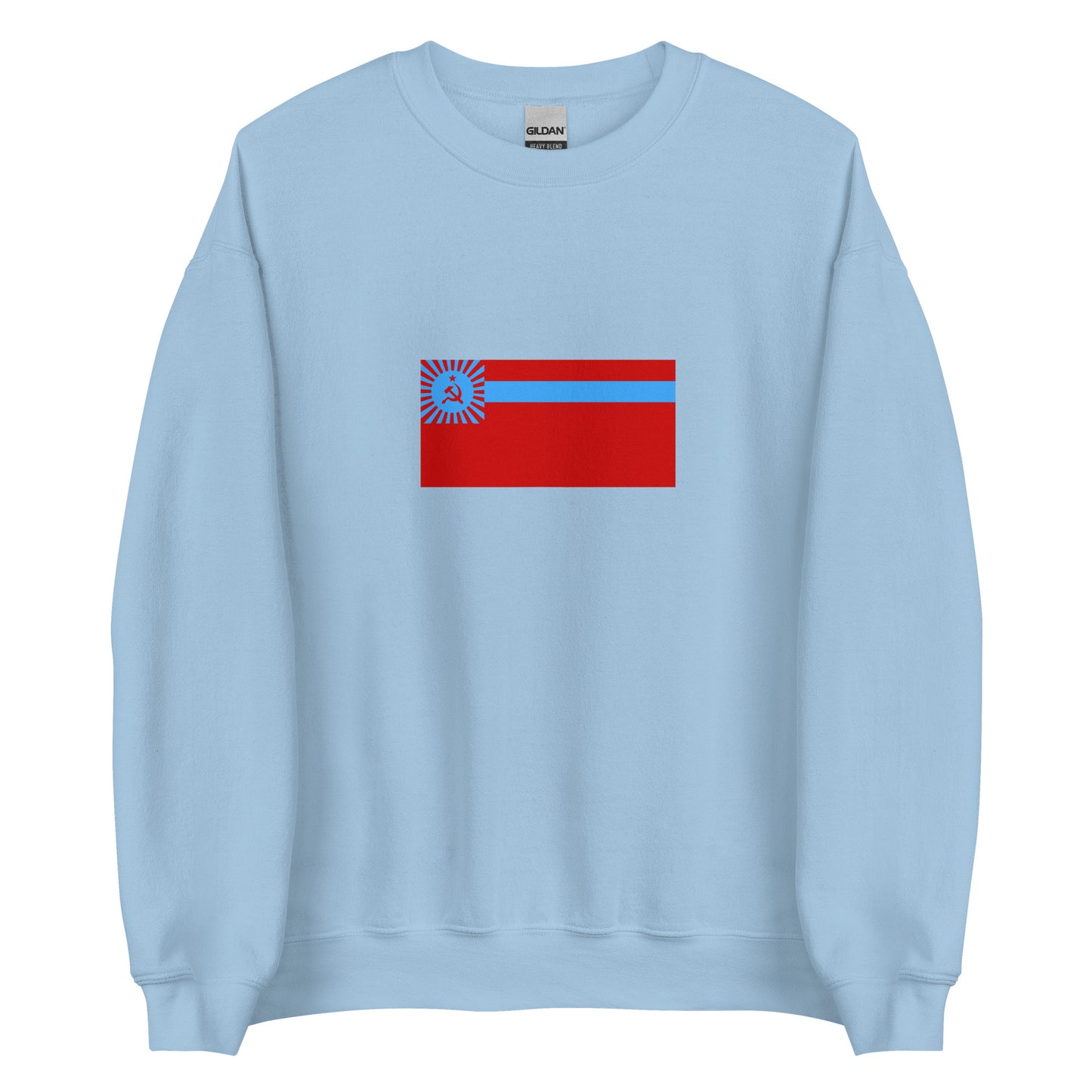 Georgia - Georgian Soviet Socialist Republic (1951-1990) | Historical Georgian Flag Interactive Sweatshirt