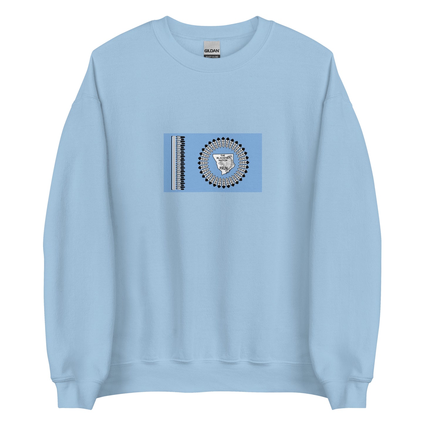 USA - Blackfeet people | Native American Flag Interactive Sweatshirt