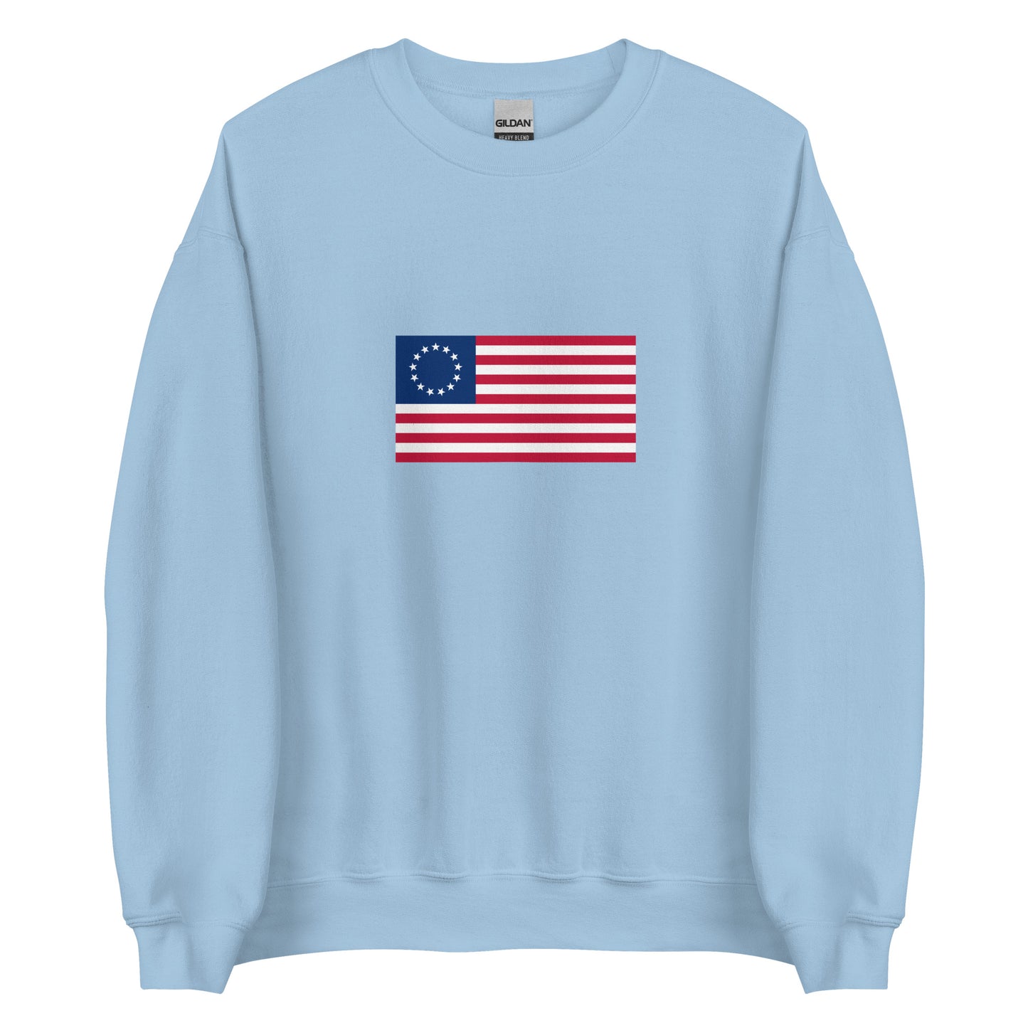 USA - 13 Stars & Stripes Betsy Ross Flag (1776) | Historical American Flag Interactive Sweatshirt