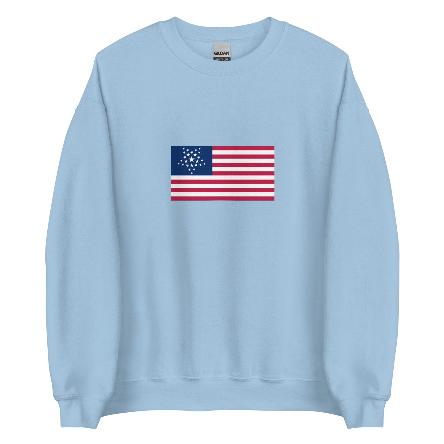 USA - 26 Great Star Flag (1837) | Historical American Flag Interactive Sweatshirt