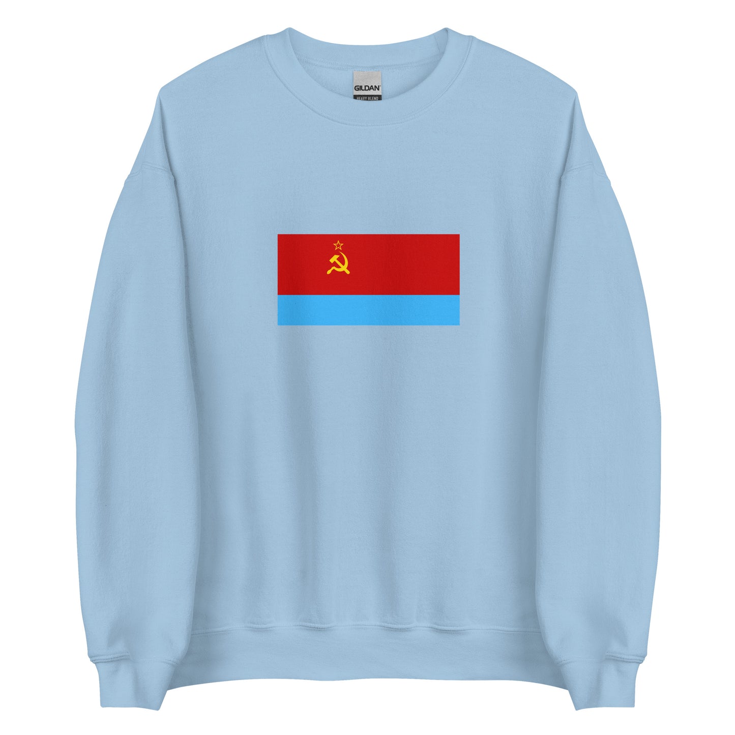 Ukraine - Soviet Ukraine (1950-1991) | Historical Ukraine Flag Interactive Sweatshirt